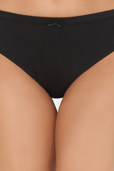 Rosaline Cotton Comfort Medium Rise Full Coverage Bikini Panty (Pack of 3) - Multicolor — image 13